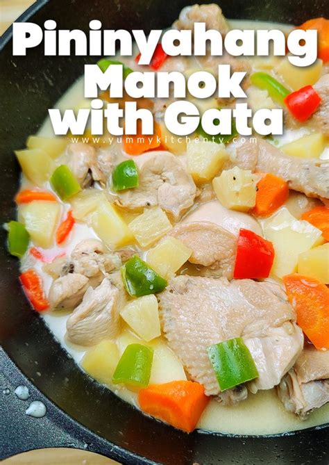 Pininyahang Manok with Gata .